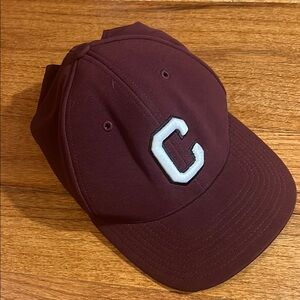Pacific Headwear| Maroon Baseball Cap with White Letter C